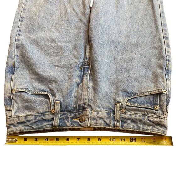 Princess Poly Women’s 8 Ripped Knee Straight Leg Jeans Light Distressed Denim - Picture 9 of 10